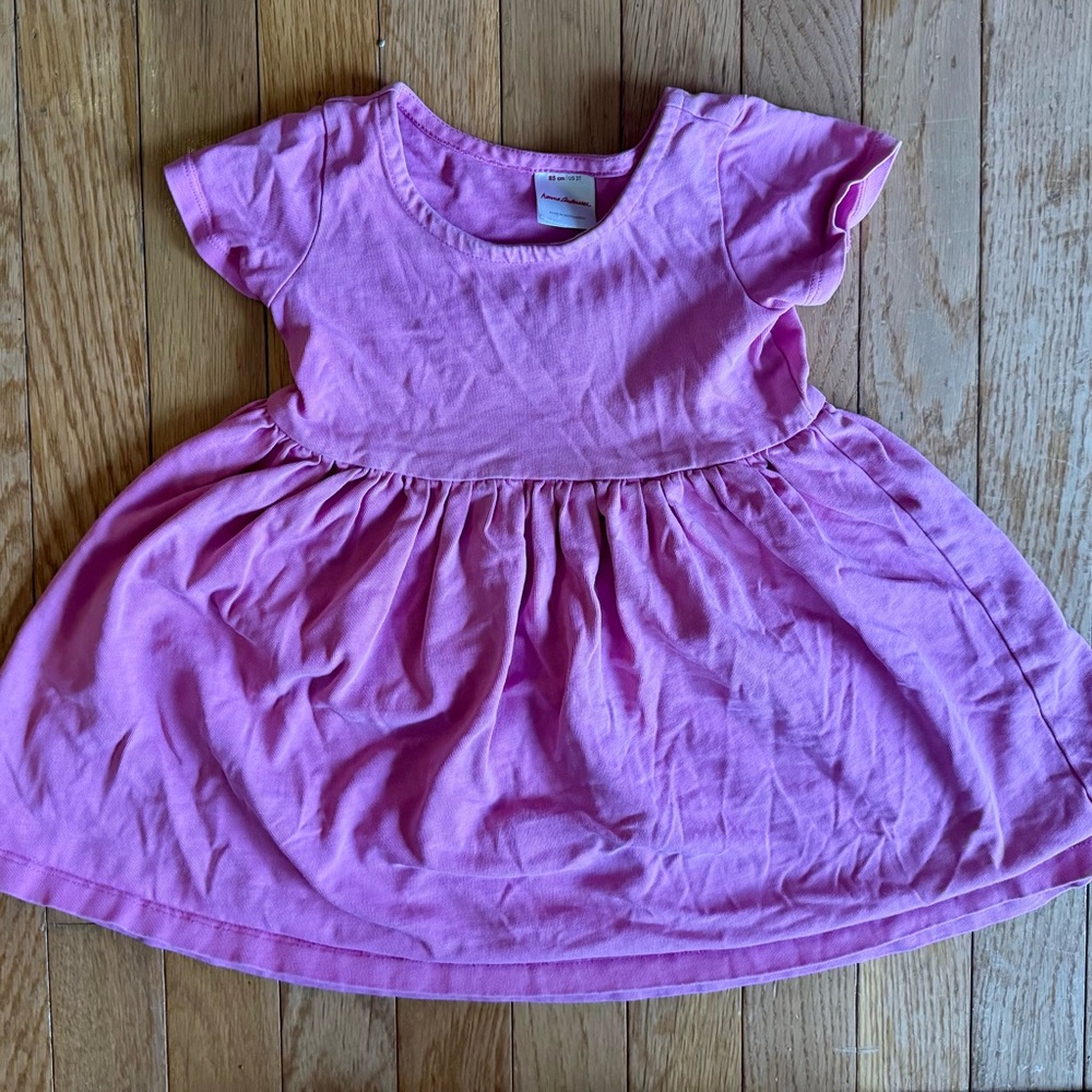 Hanna Andersson Bright Pink Casual Kids Dress